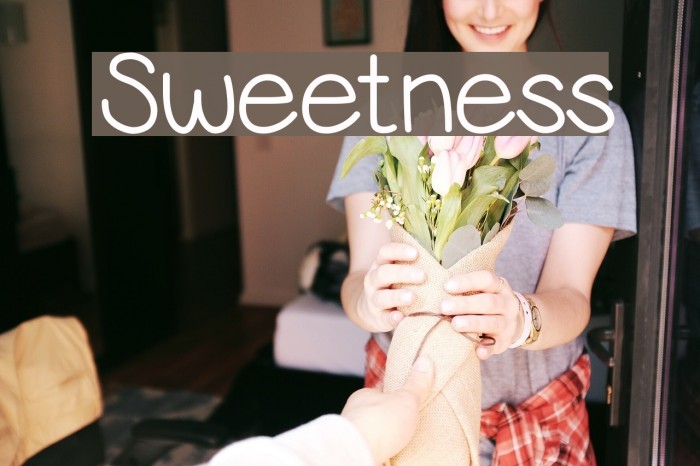 Sweetness Font examples