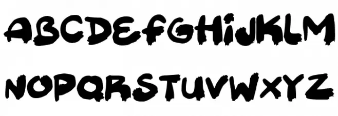 Sweetpaint Font UPPERCASE