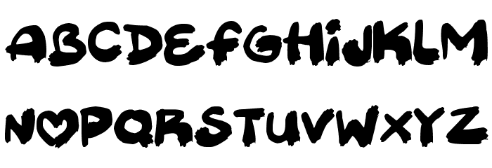 Sweetpaint Font LOWERCASE