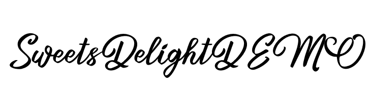 Sweets Delight DEMO  Скачать бесплатные шрифты