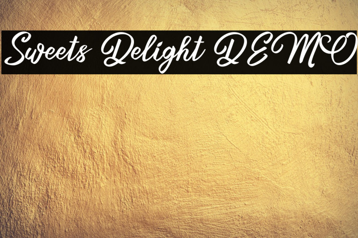 Sweets Delight DEMO Example 3