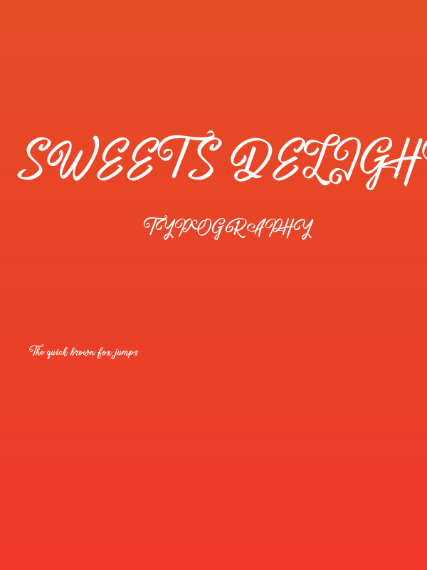 Sweets Delight DEMO Poster