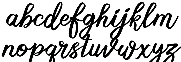 Sweets Delight DEMO Font LOWERCASE