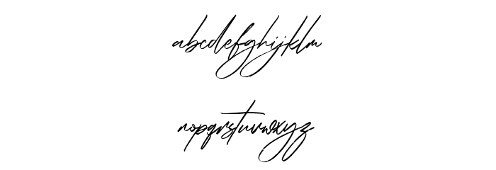 Sweets Holly Font LOWERCASE
