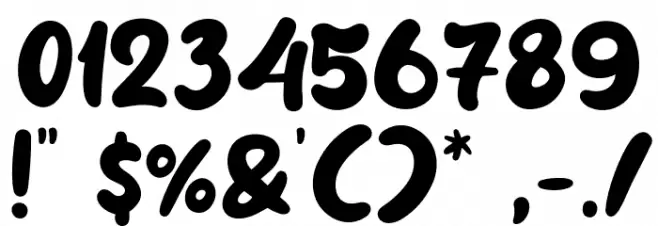 Sweets Smile Font OTHER CHARS