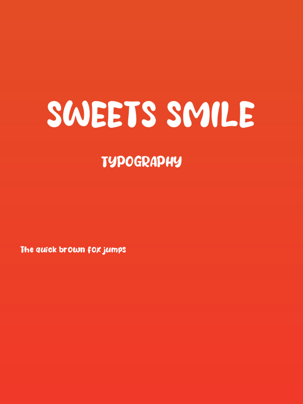 Sweets Smile Poster