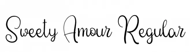 Sweety Amour Regular  Fuentes Gratis Descargar