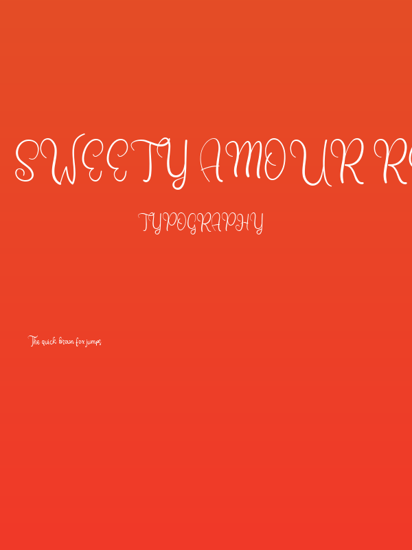Sweety Amour Regular Poster