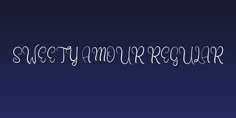Sweety Amour Regular Social Header