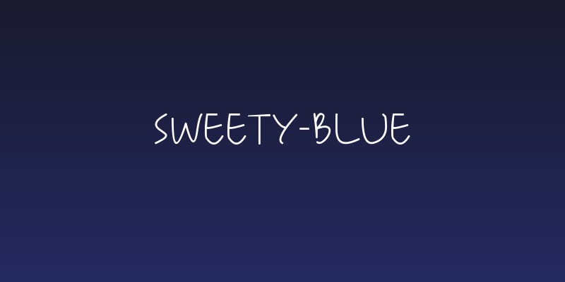 Sweety-Blue Social Header