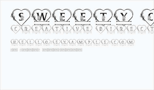 Sweety Camellia Monogram Business Card