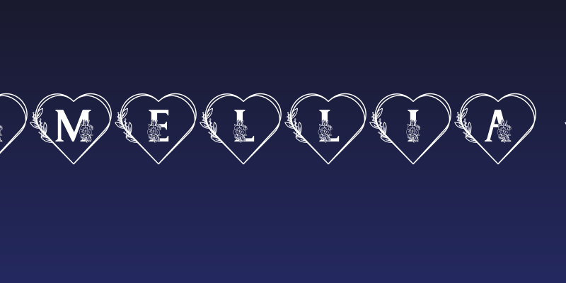 Sweety Camellia Monogram Social Header