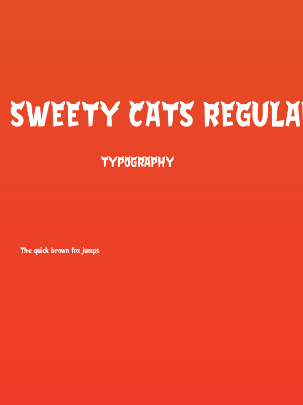 Sweety Cats Regular Poster
