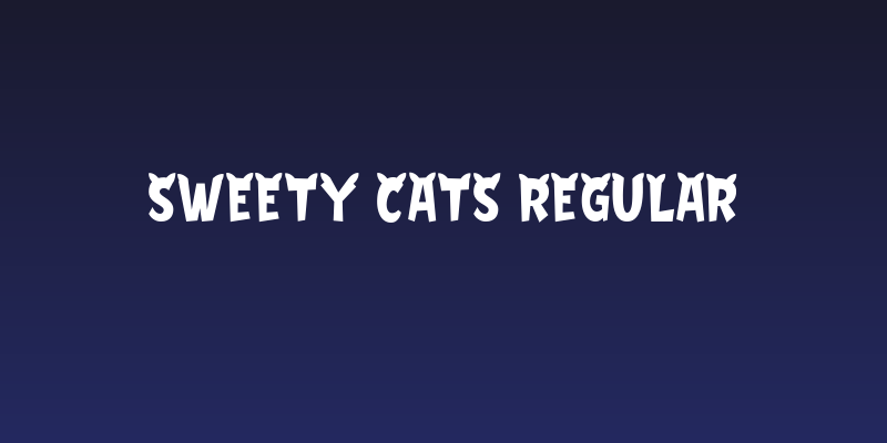 Sweety Cats Regular Social Header