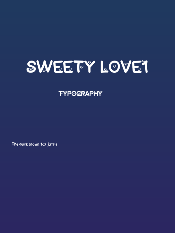 Sweety Love1 Poster