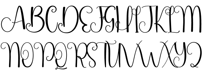 Sweety Love Font Litere mari