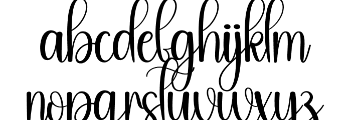 Sweety Love Font Litere mici