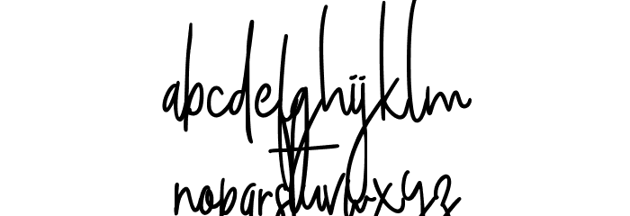 Sweety Lovers Personal Use Font LOWERCASE