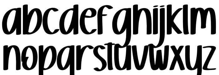 Sweety Milkys Font LOWERCASE