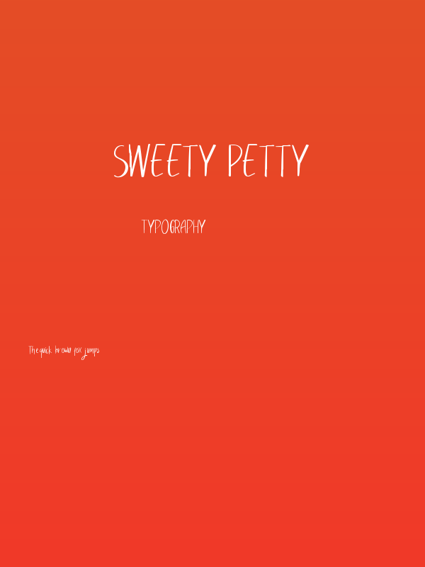 Sweety Petty Poster