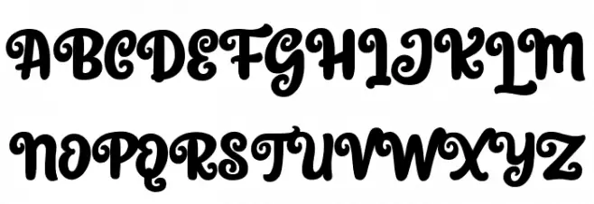 Sweety Rasty Font Litere mari