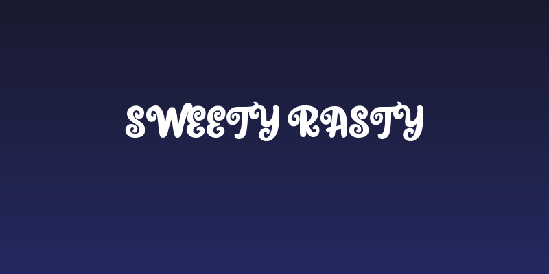 Sweety Rasty Social Header