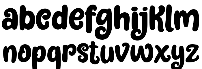 Sweety Rasty Font LOWERCASE