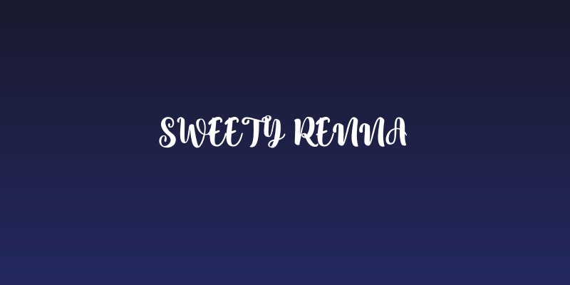 Sweety Renna Social Header