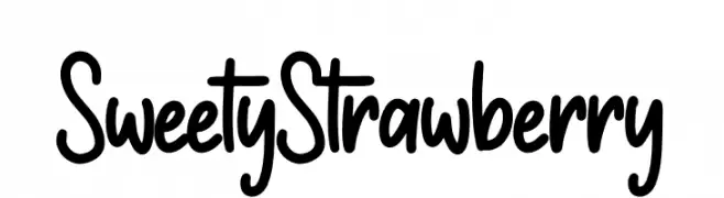 Sweety Strawberry  Fuentes Gratis Descargar