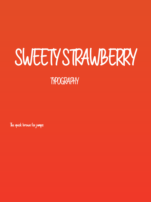 Sweety Strawberry Poster