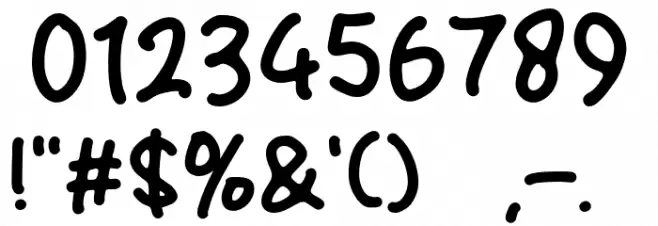 Sweety Yamy Font OTHER CHARS