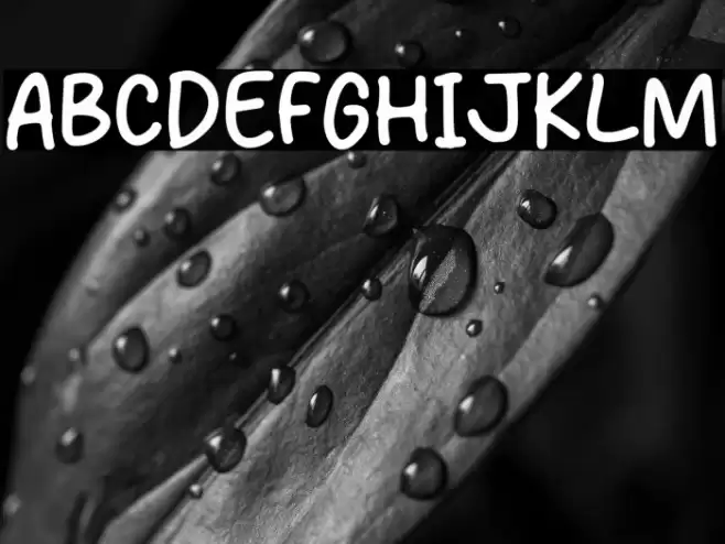 Sweety Yamy Font examples