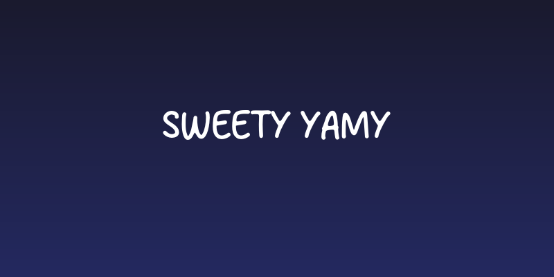Sweety Yamy Social Header