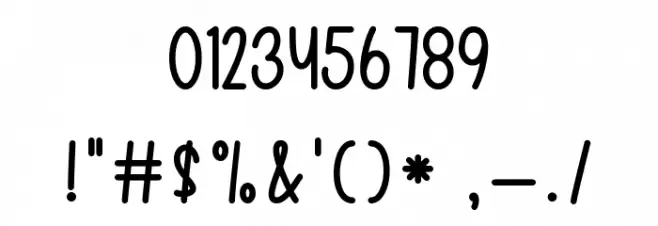 SweetyPeachy Display फ़ॉन्ट अन्य घर का काम