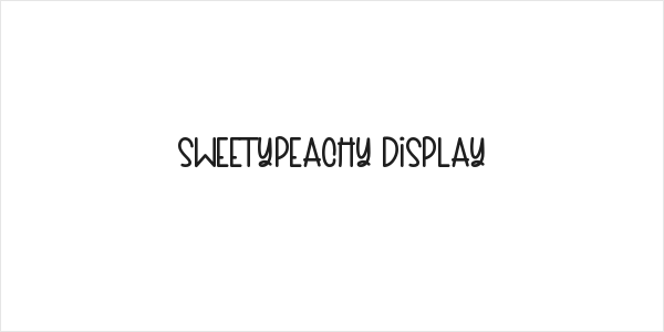 SweetyPeachy Display Logo