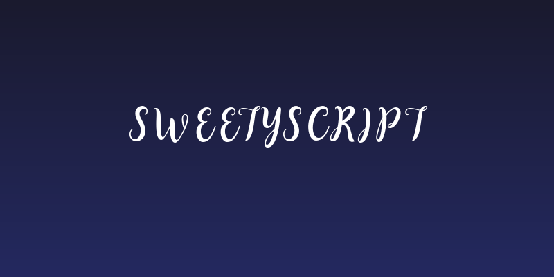 SweetyScript Social Header