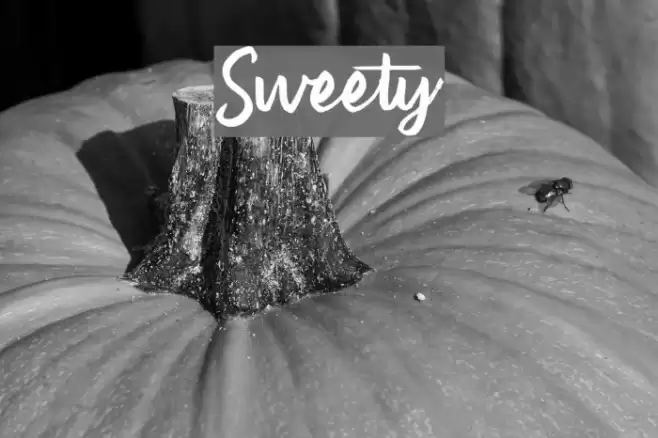 Sweety Font examples