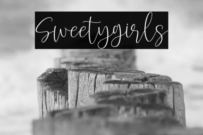 Sweetygirls Font examples