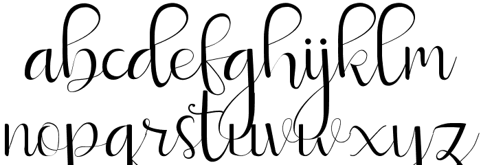 Sweetyhearts FreeVersion Font LOWERCASE