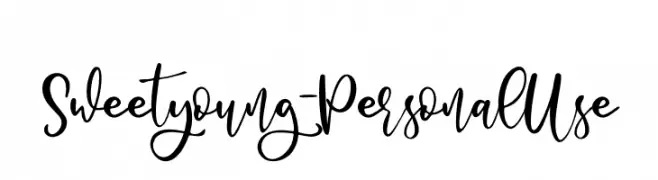 Sweetyoung - Personal Use  Fuentes Gratis Descargar