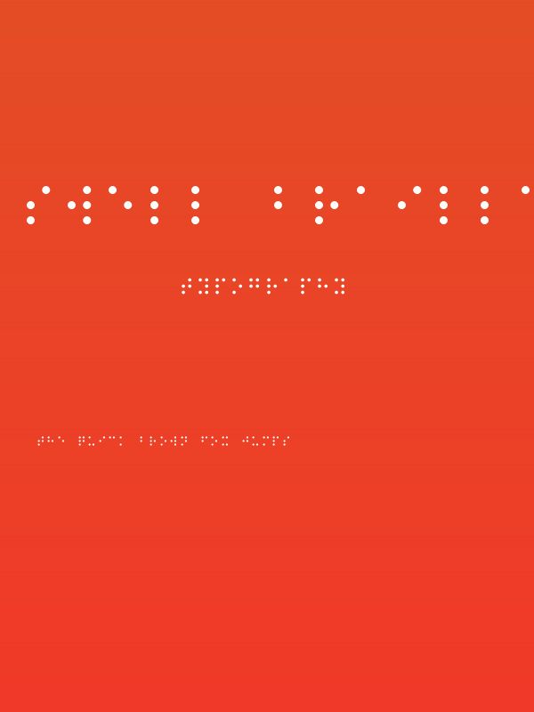 Swell Braille Poster