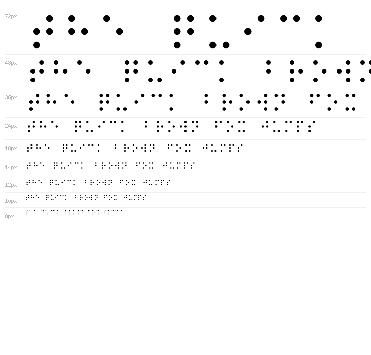 Swell Braille Waterfall