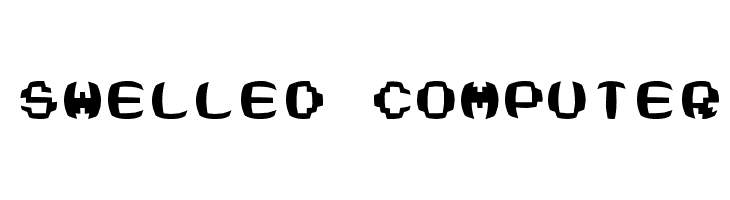 Swelled Computer  font caratteri gratis