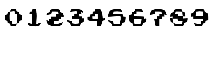 Swelled Computer Font OTHER CHARS