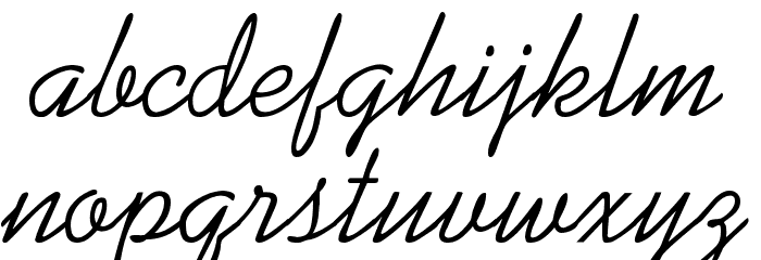 Swenson Font LOWERCASE
