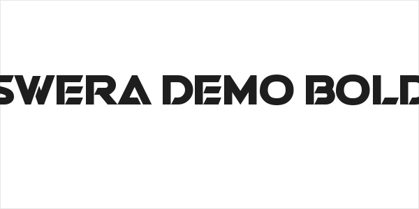 Swera Demo Bold Logo