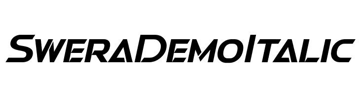 Swera Demo Italic Font