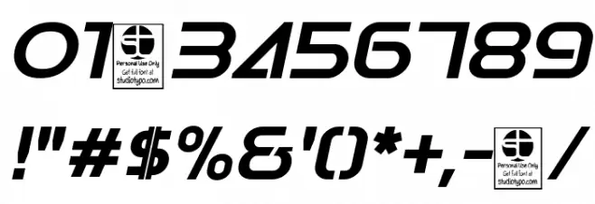 Swera Demo Italic Font OTHER CHARS