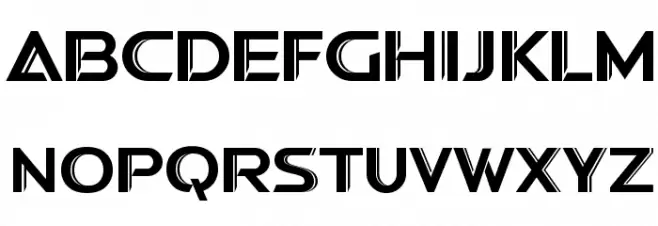 Swera Demo Shadowed Font UPPERCASE