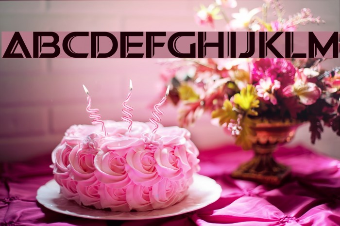 Swera Demo Shadowed Font examples
